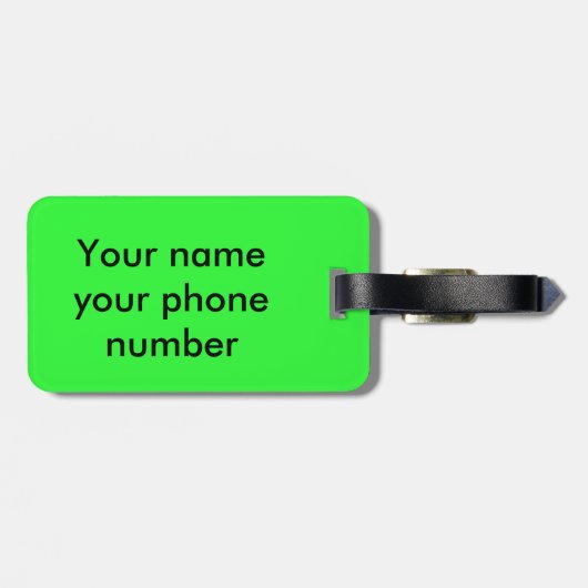 Bierspaß Gepäckanhänger (Rückseite horizontal)