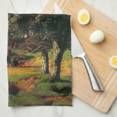 Bierstadt Albert, A Rustic Mill Geschirrtuch (Viertel Falte)