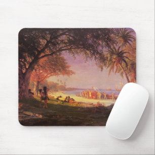 Bierstadt Albert, Die Landung von Columbus Mousepad
