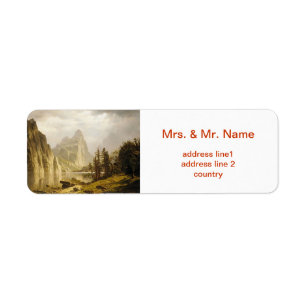 Bierstadt Albert Merced Fluss Yosemite Valley