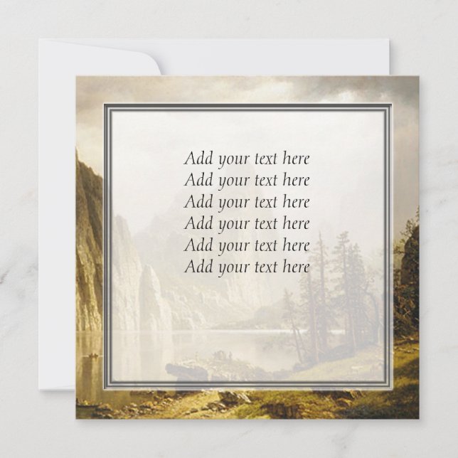 Bierstadt Albert Merced Fluss Yosemite Valley (Vorderseite)