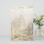 Bierstadt Albert Merced Fluss Yosemite Valley Briefpapier (Stehend Vorderseite)