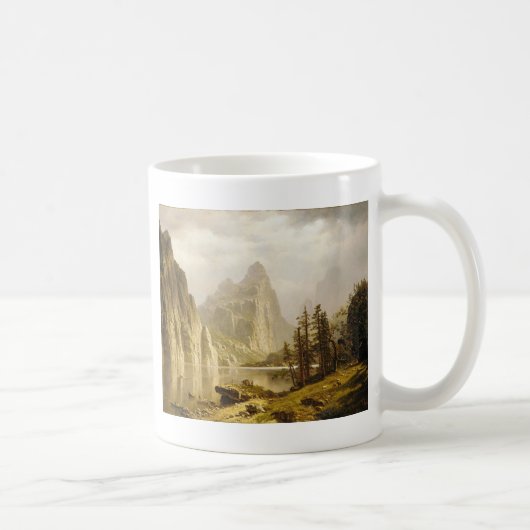 Bierstadt Albert Merced Fluss Yosemite Valley Kaffeetasse (Rechts)