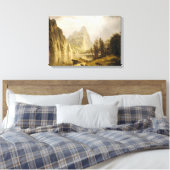 Bierstadt Albert Merced Fluss Yosemite Valley Leinwanddruck (Insitu (Schlafzimmer))