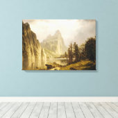 Bierstadt Albert Merced Fluss Yosemite Valley Leinwanddruck (Insitu (Holzboden))