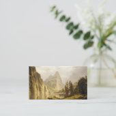 Bierstadt Albert Merced Fluss Yosemite Valley Visitenkarte (Stehend Vorderseite)