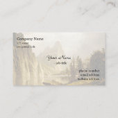 Bierstadt Albert Merced Fluss Yosemite Valley Visitenkarte (Rückseite)