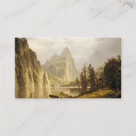 Bierstadt Albert Merced Fluss Yosemite Valley Visitenkarte