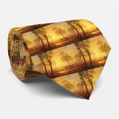 Bierstadt Albert Sunset am Berg Krawatte (Gerollt)