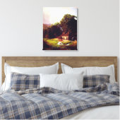 Bierstadt Albert The Old Mill Leinwanddruck (Insitu (Schlafzimmer))
