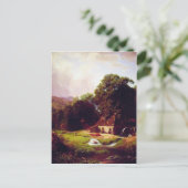 Bierstadt Albert The Old Mill Postkarte (Stehend Vorderseite)