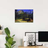 Bierstadt - Amerikanische Ureinwohner im Rat Poster (Heimbüro)