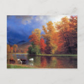 Bierstadt auf der Saco-Malerei Postkarte (Vorderseite)