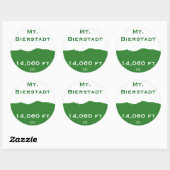 Bierstadt-Aufkleber Runder Aufkleber (Blatt)