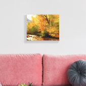 Bierstadt - Bach in Holz, Landschaft Leinwanddruck (Insitu (Wohnzimmer))