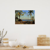 Bierstadt - Blick auf die Bahamas Poster (Küche)