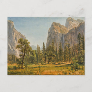 Bierstadt Bridal Veil Falls, Yosemite Valley Postkarte
