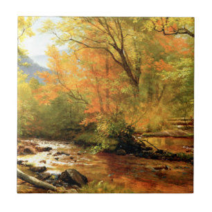 Bierstadt - Brook in Woods, Fliese