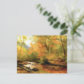 Bierstadt - Brook in Woods Postkarte (Stehend Vorderseite)