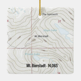 Bierstadt Colorado Fourteener Keramikornament