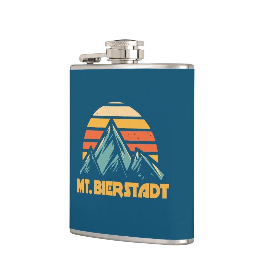 Bierstadt Colorado Retro Turquoise Flachmann (Links)