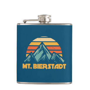 Bierstadt Colorado Retro Turquoise Flachmann