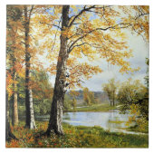 Bierstadt - Ein ruhiger See, Fliese (Vorderseite)