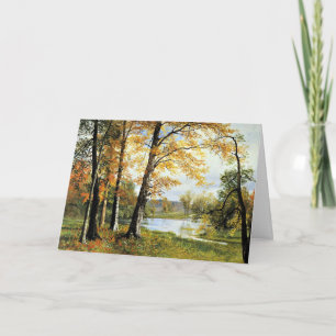 Bierstadt - Ein ruhiger See, schönes Gemälde, Karte