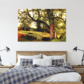 Bierstadt - Ein Weg durch die Bäume, Leinwanddruck (Insitu (Schlafzimmer))