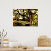 Bierstadt - Ein Weg durch die Bäume Poster (Küche)