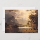 Bierstadt Estes Park Colorado Einladung (Vorderseite)