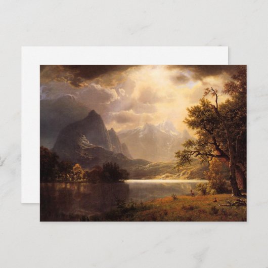 Bierstadt Estes Park Colorado Postcard Postkarte (Vorne/Hinten)
