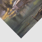 Bierstadt - Fischerei- und Jagdlager,  Seidenpapier (Ausschnitt)