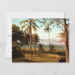 Bierstadt - Florida-Szene, feine Kunstmalerei, Karte