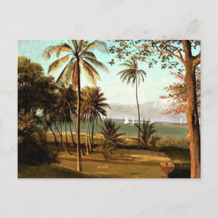 Bierstadt - Florida-Szene, feine Kunstmalerei, Postkarte