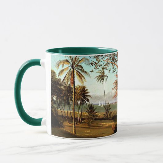 Bierstadt - Florida Szene, Kunstmalerei, Tasse (Links)