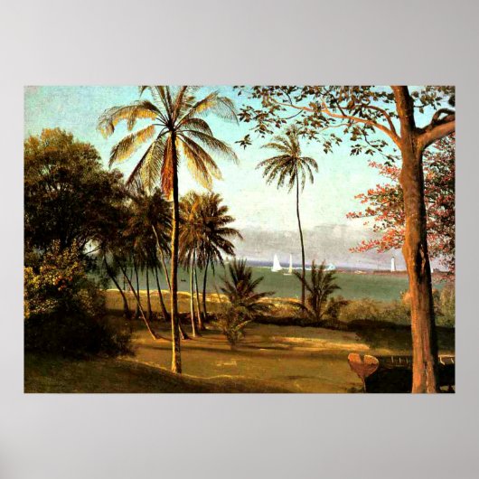 Bierstadt - Florida-Szene Poster (Vorne)
