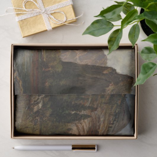 Bierstadt Gates of Yosemite Painting Seidenpapier (Geschenk)