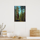 Bierstadt - Grizzly Giant Sequoia Mariposa Grove Poster (Küche)