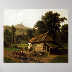 Bierstadt - In den Vorgebirgen Poster
