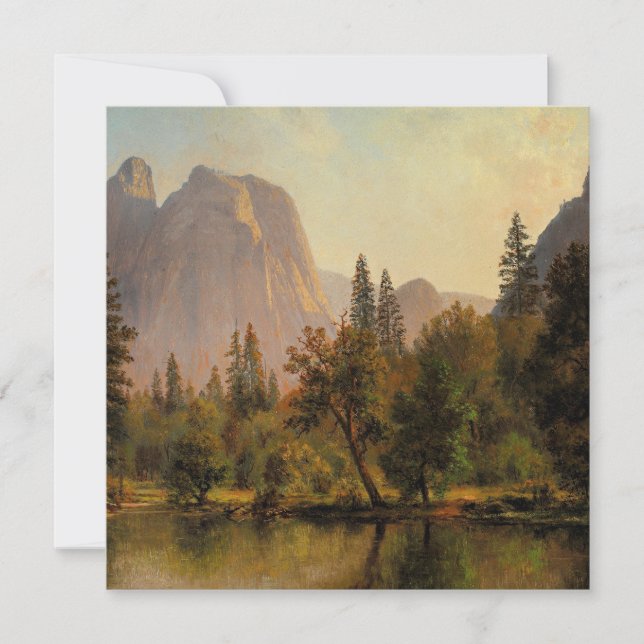 Bierstadt - Kathedrale Felsen, Yosemitetal, (Vorderseite)
