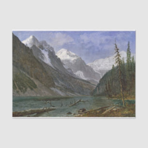 Bierstadt Lake Louise Painting Seidenpapier