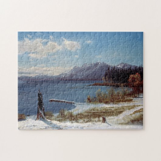 Bierstadt Lake Tahoe Painting Puzzle (Horizontal)