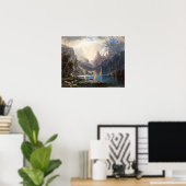 Bierstadt Lake Tahoe Poster (Heimbüro)