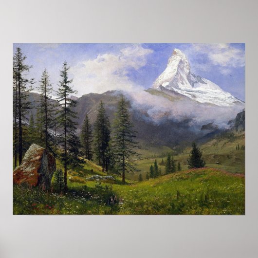 Bierstadt - Matterhorn Poster (Vorne)