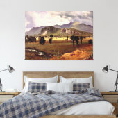 Bierstadt - Moat Mountain, New Hampshire Leinwanddruck (Insitu (Schlafzimmer))