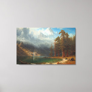 Bierstadt Mount Corcoran Painting Leinwanddruck