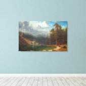 Bierstadt Mount Corcoran Painting Leinwanddruck (Insitu (Holzboden))