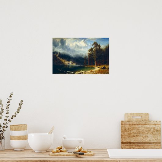 Bierstadt Mount Corcoran Poster (Küche)