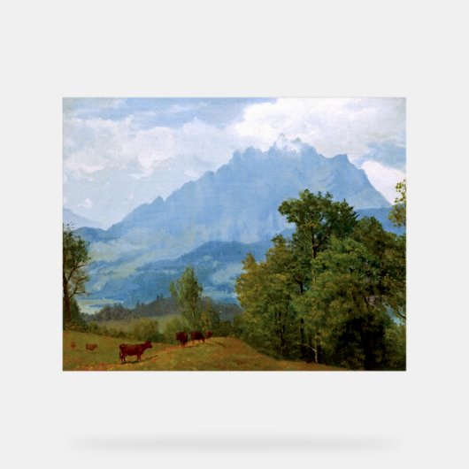 Bierstadt - Mount Pilatus, Acrylschild (Vorderseite)